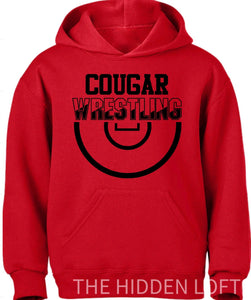 Cougar Wrestling Hoodie