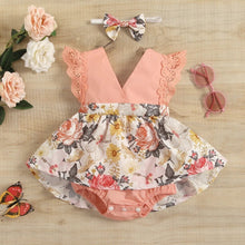 Load image into Gallery viewer, Floral Baby Dress