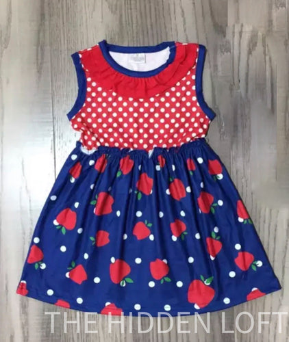 Back to School Apple Dress