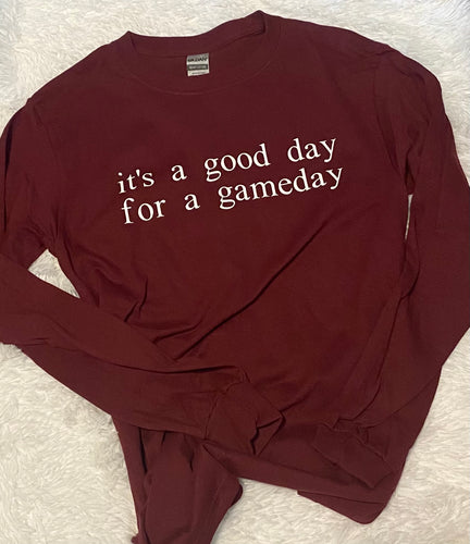 Women’s Good Day for Game Day-Burgundy