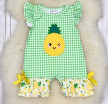 Load image into Gallery viewer, Pineapple Baby Romper