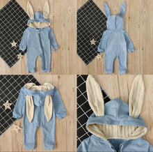 Load image into Gallery viewer, Bunny Romper-BLUE