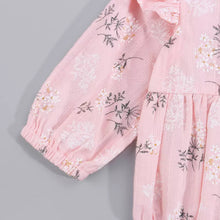 Load image into Gallery viewer, Long Sleeve Floral Romper-Pink