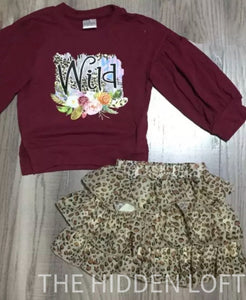 Wild Leopard Skirt Outfit