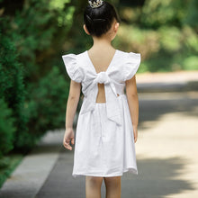 Load image into Gallery viewer, Cotton Tie Back Dress